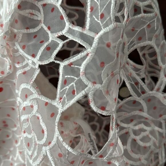 For Love & Lemons 🍋 Aphrodite Embroidered Mini Dress - Picture 9 of 10